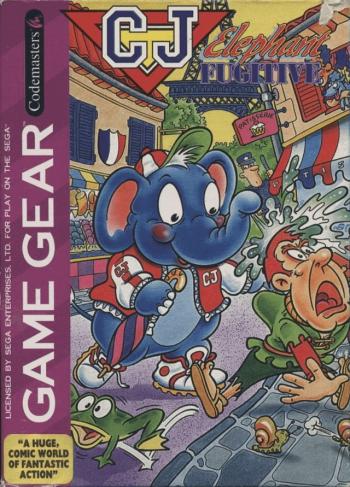 Cover CJ Elephant Fugitive for Game Gear